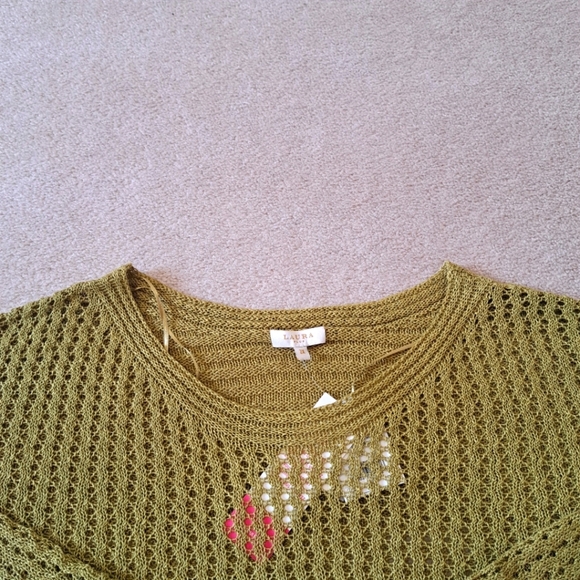 New! Laura Knit Sweater Women's Size 2X Green - Picture 14 of 16